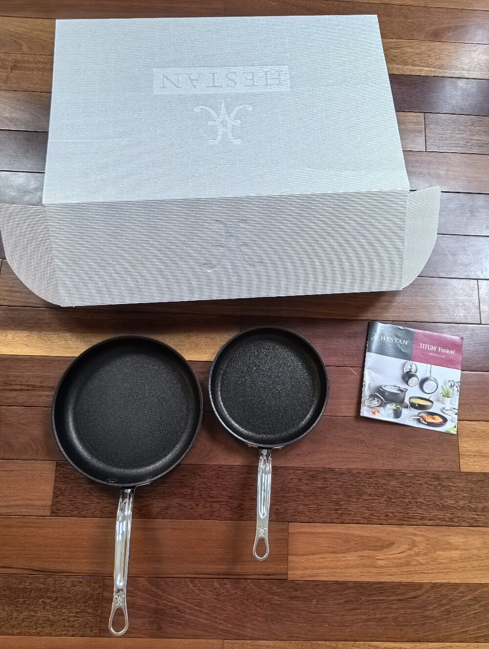 New 8" & 11" Hestan TITUM Fusion Nonstick Pan Skillet, never used